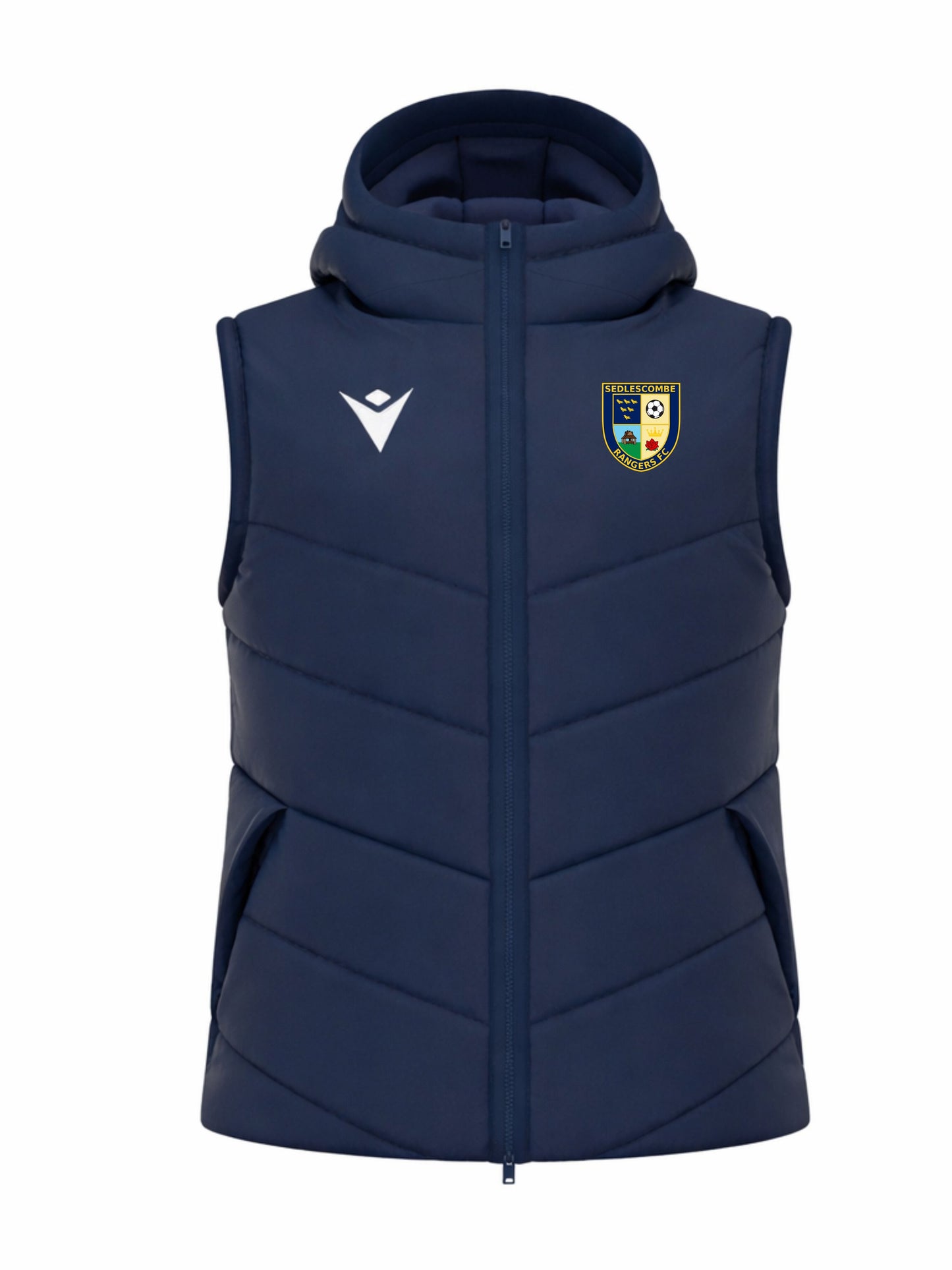 SEDLESCOMBE RANGERS COACHES DUALITY GILET Macron Sports Hub Hastings