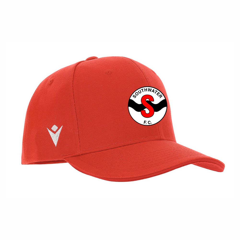 SOUTHWATER FC PLAYERS RED PEPPER CAP Macron Store Hastings
