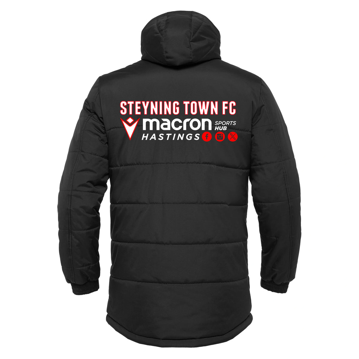 Steyning Town FC BLACK GYOR BACK