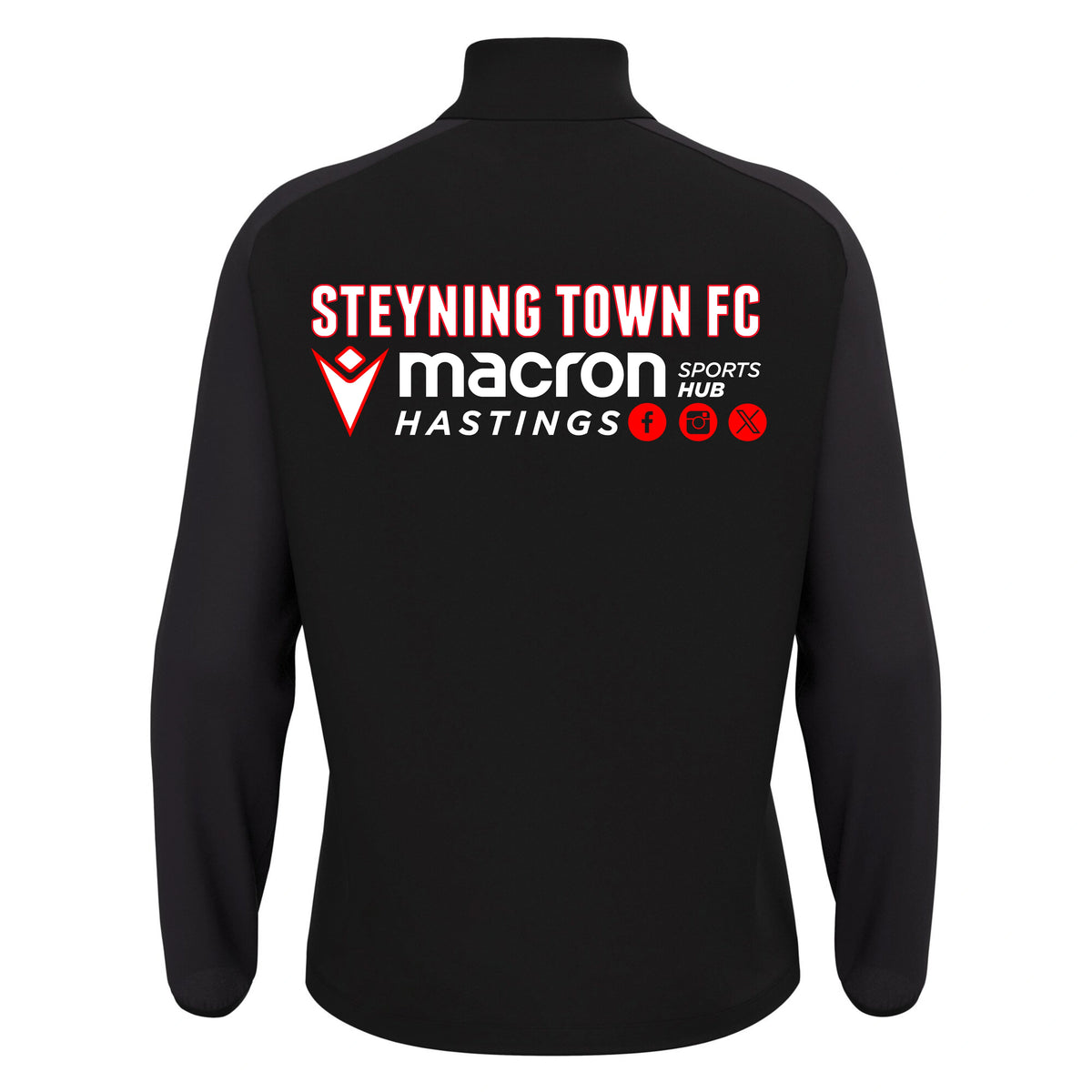 Steyning Town FC BLACK ISEN BACK
