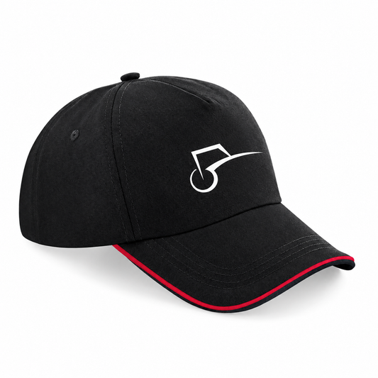 STEYNING TOWN FC BLACK/RED CAP