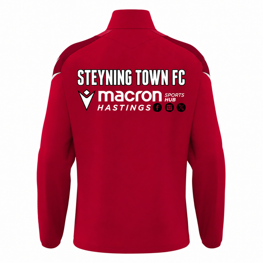STEYNING TOWN FC SNR PLAYERS HOLLOW 1/4 ZIP — back