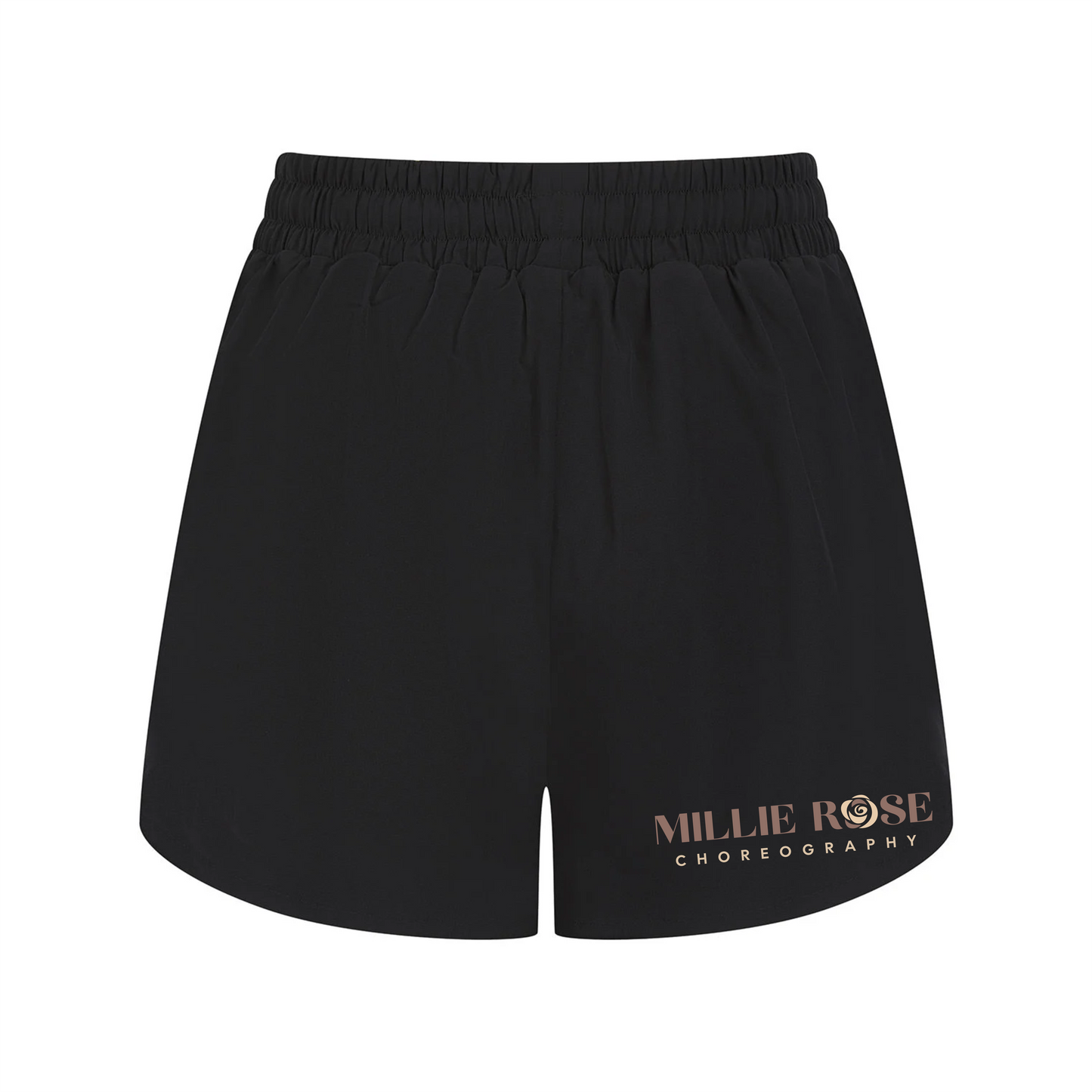 MILLIE ROSE CHOREOGRAPHY WOMEN'S DOUBLE-LAYER SPORTS SHORTS