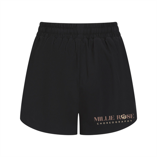 MILLIE ROSE CHOREOGRAPHY WOMEN'S DOUBLE-LAYER SPORTS SHORTS