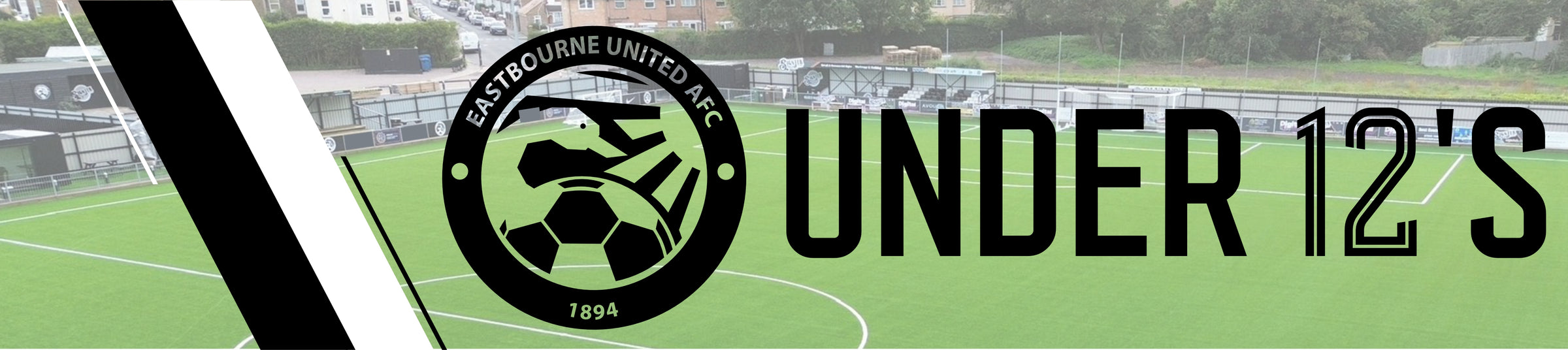 Eastbourne United AFC Under 12's banner