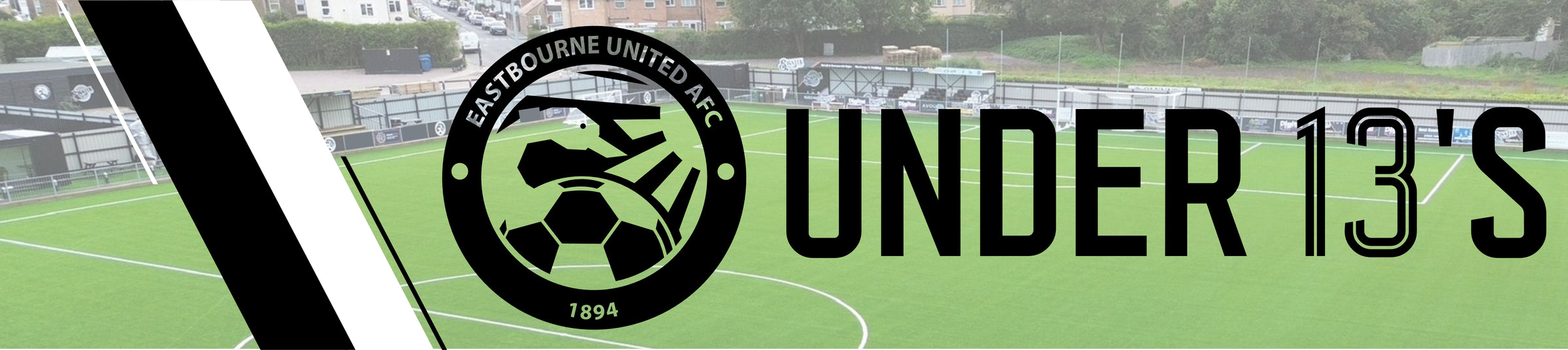 Eastbourne United AFC Under 13's banner