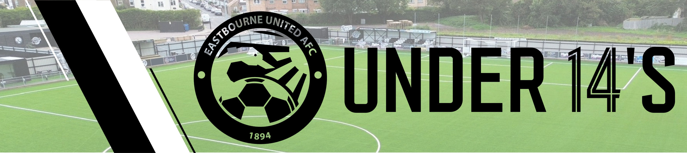 Eastbourne United AFC Under 14's banner