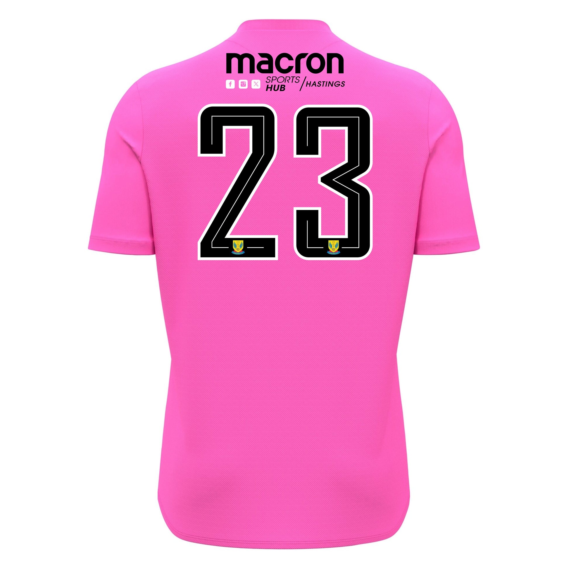 LANCING FC SNR HOME GK YOUTH MATCH DAY SHIRT back