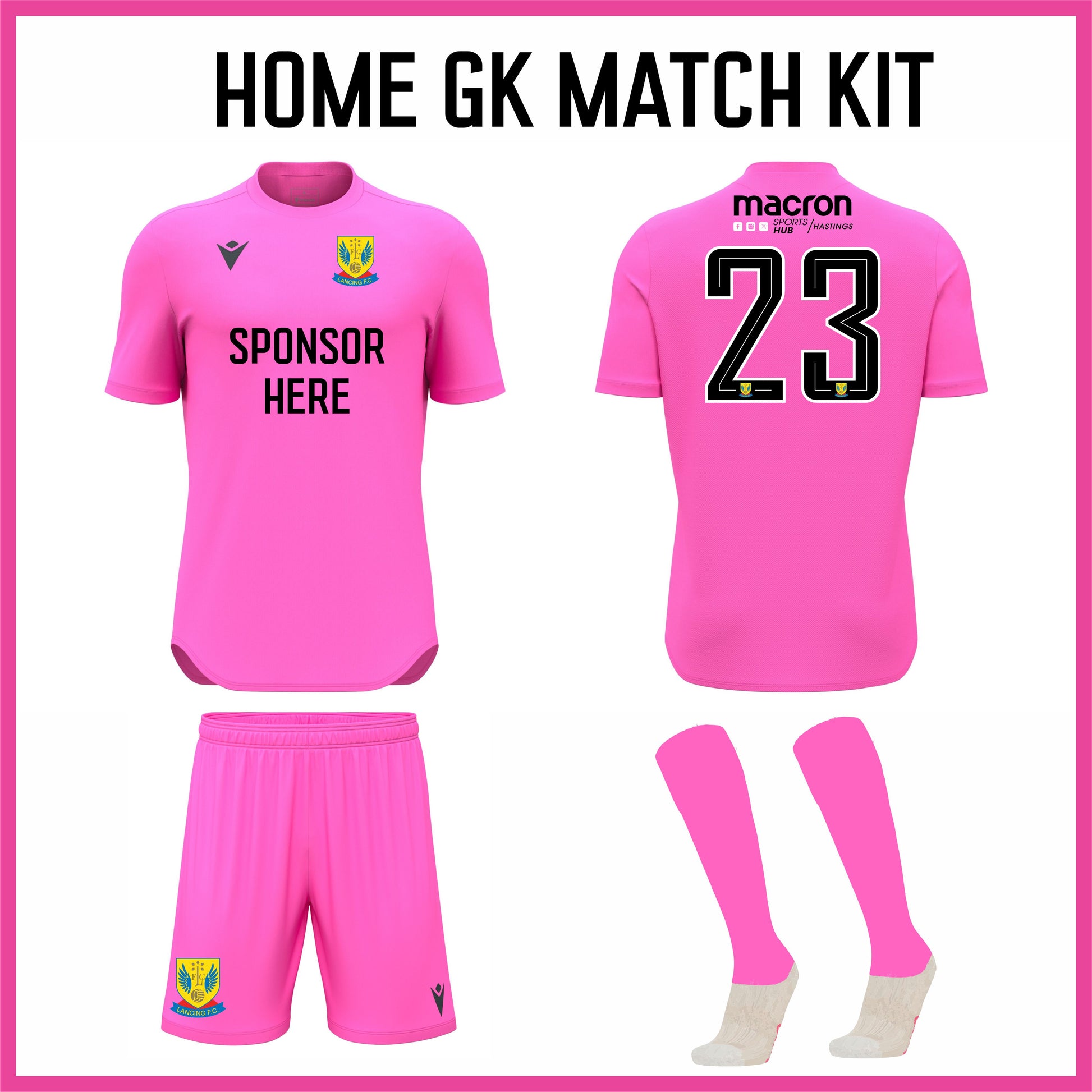 LANCING FC JNR HOME GK YOUTH MATCH KIT